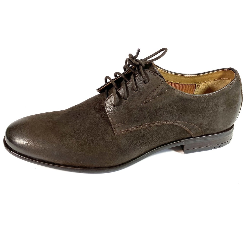 Florsheim Shoes Mens 8.5M Brown Plain Toe Distressed Leathers New